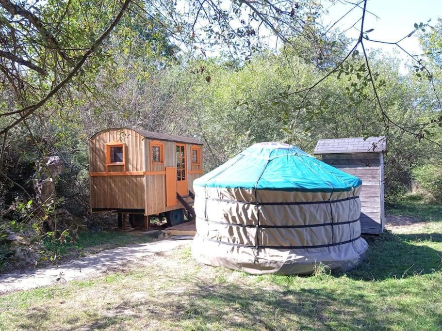 Le Bois Davy Hotel Le Thoureil Bagian luar foto