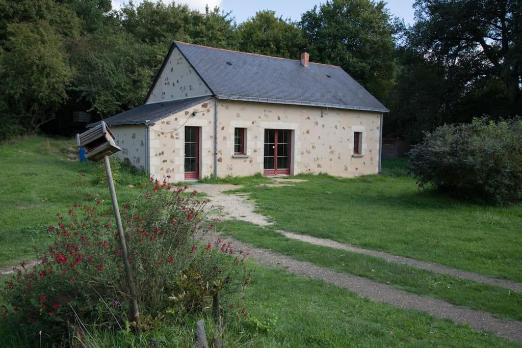 Le Bois Davy Hotel Le Thoureil Bagian luar foto