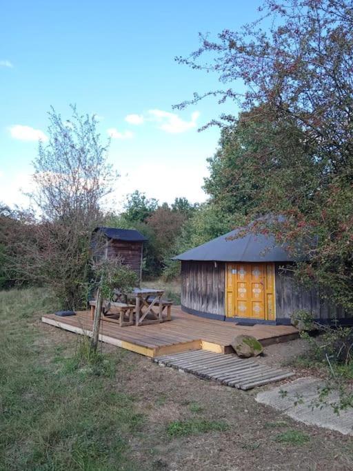 Le Bois Davy Hotel Le Thoureil Bagian luar foto