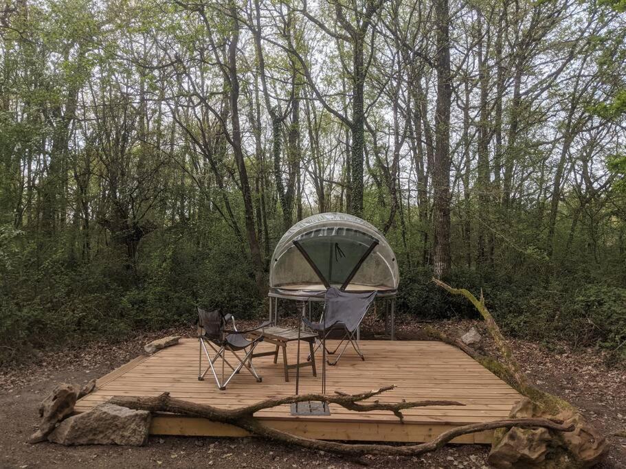 Le Bois Davy Hotel Le Thoureil Bagian luar foto